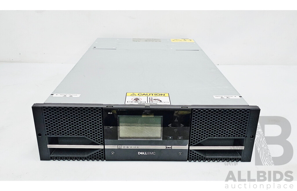 Dell EMC ML3 3RU Rack-Mountable Tape Library