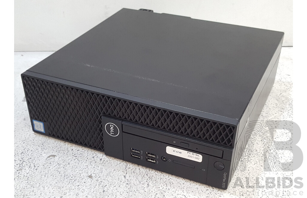 Dell OptiPlex 3070 Intel Core i7 (9700) 3.00GHz-4.70GHz 8-Core CPU Desktop Computer