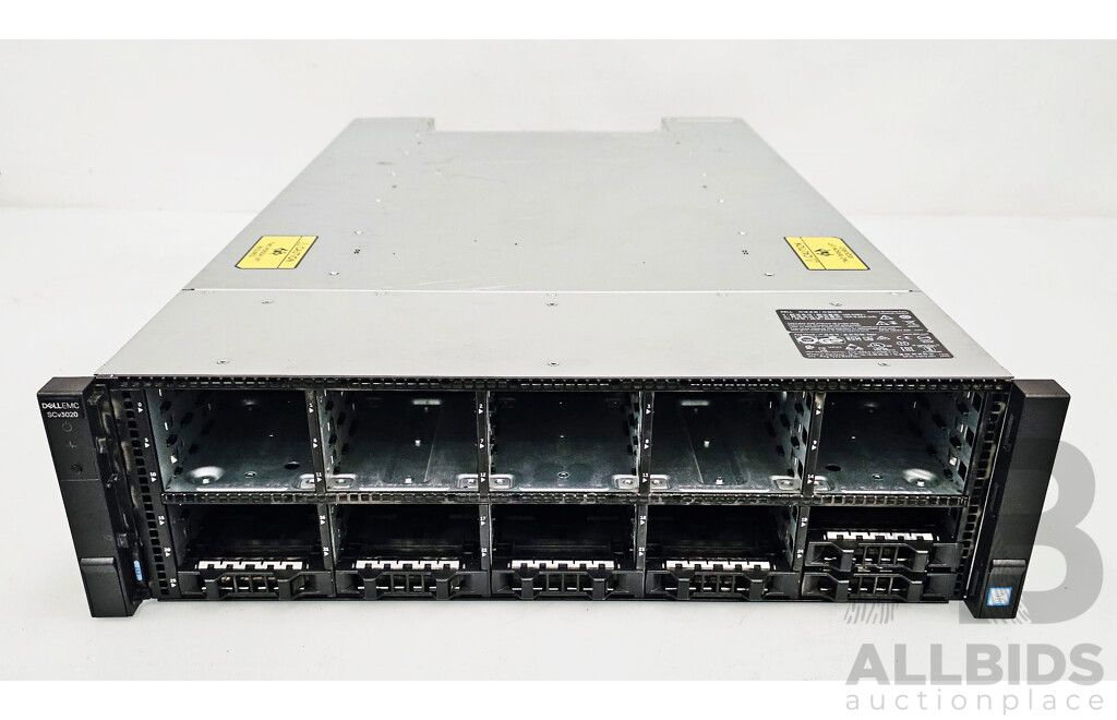 Dell EMC (E03T) SCv3020 Intel Xeon CPU 4RU Storage System
