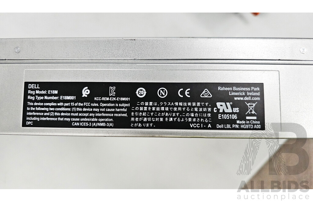 Dell EMC (E03T) SCv3020 Intel Xeon CPU 4RU Storage System