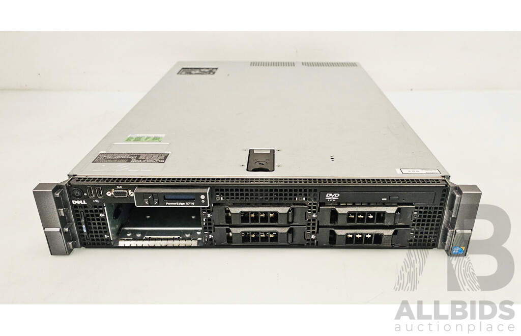 Dell PowerEdge R710 Dual Intel Xeon (X5650) 2.66GHz-3.06GHz 6-Core CPU 2RU Server W/ 96GB DDR3
