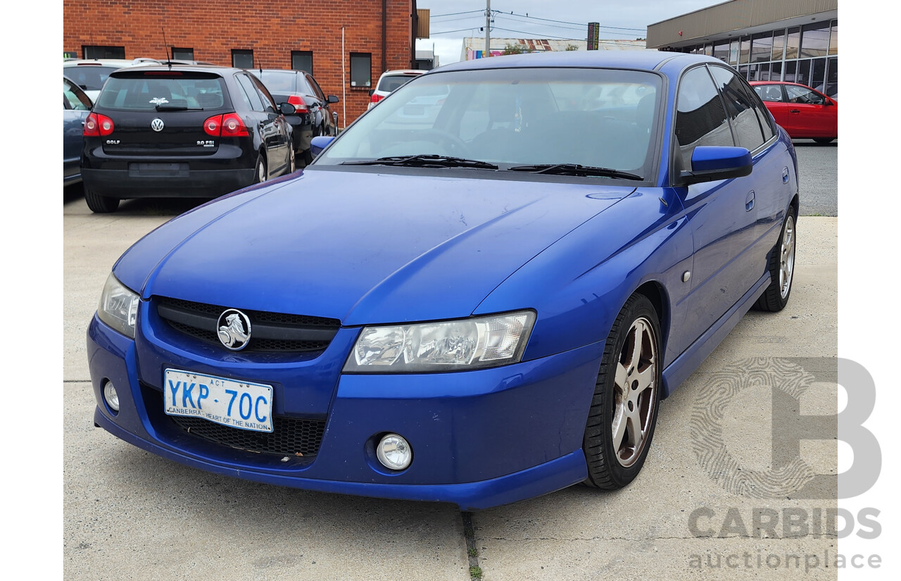 4/2006 Holden Commodore SV6 VZ MY06 4d Sedan Blue 3.6L