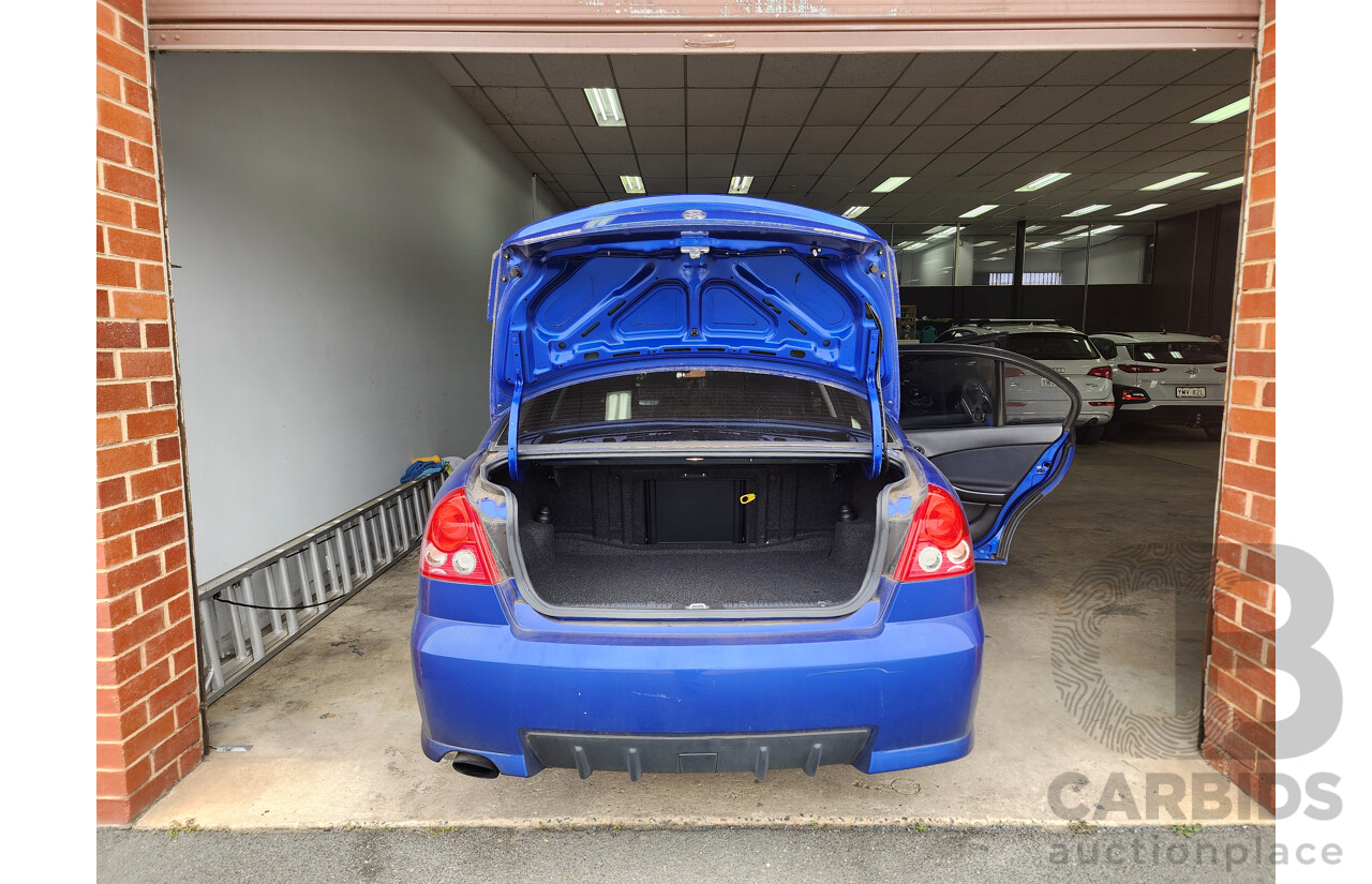 4/2006 Holden Commodore SV6 VZ MY06 4d Sedan Blue 3.6L