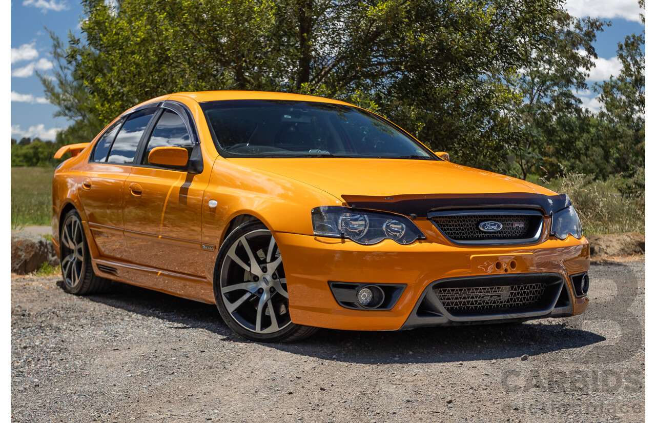 10/2006 Ford FPV F6 Typhoon BF MKII Build 007 4D Sedan Octane Orange Turbo 4.0L