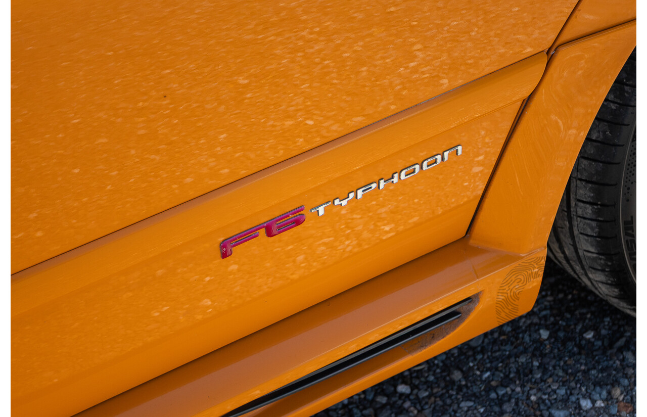 10/2006 Ford FPV F6 Typhoon BF MKII Build 007 4D Sedan Octane Orange Turbo 4.0L