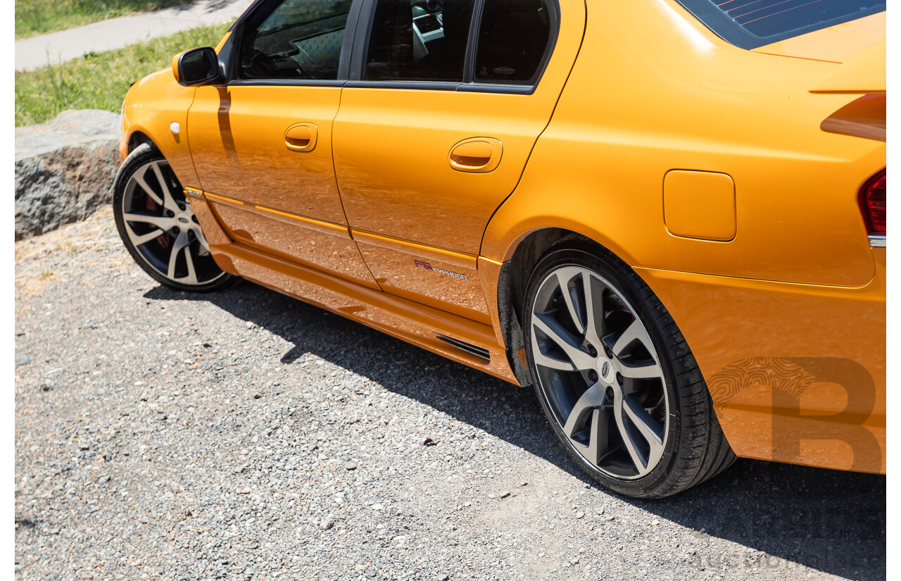 10/2006 Ford FPV F6 Typhoon BF MKII Build 007 4D Sedan Octane Orange Turbo 4.0L