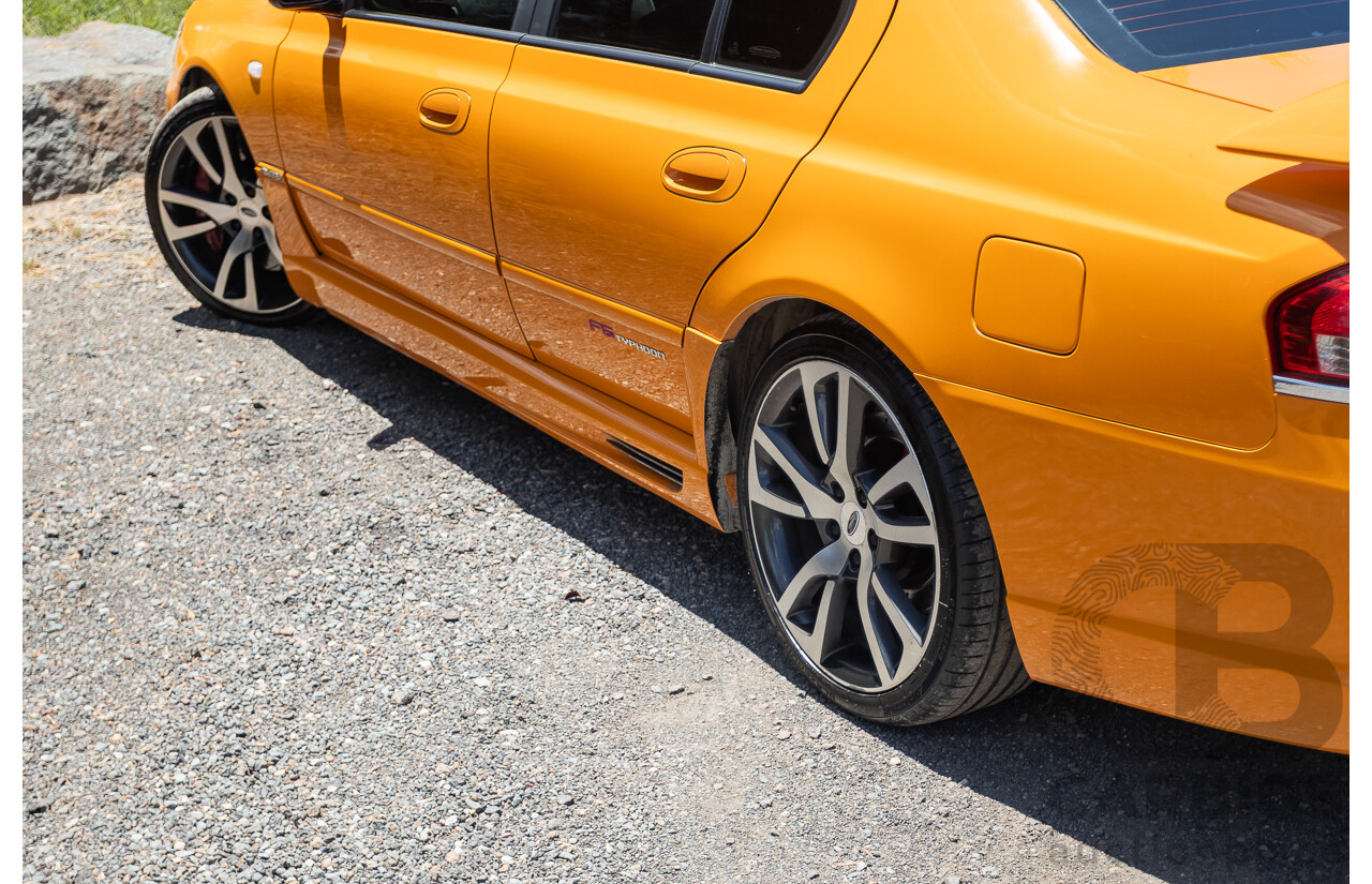 10/2006 Ford FPV F6 Typhoon BF MKII Build 007 4D Sedan Octane Orange Turbo 4.0L