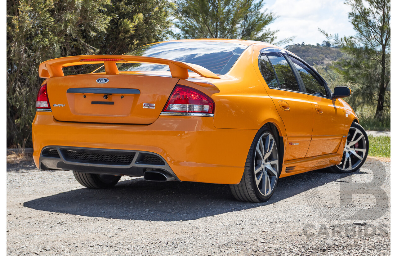 10/2006 Ford FPV F6 Typhoon BF MKII Build 007 4D Sedan Octane Orange Turbo 4.0L