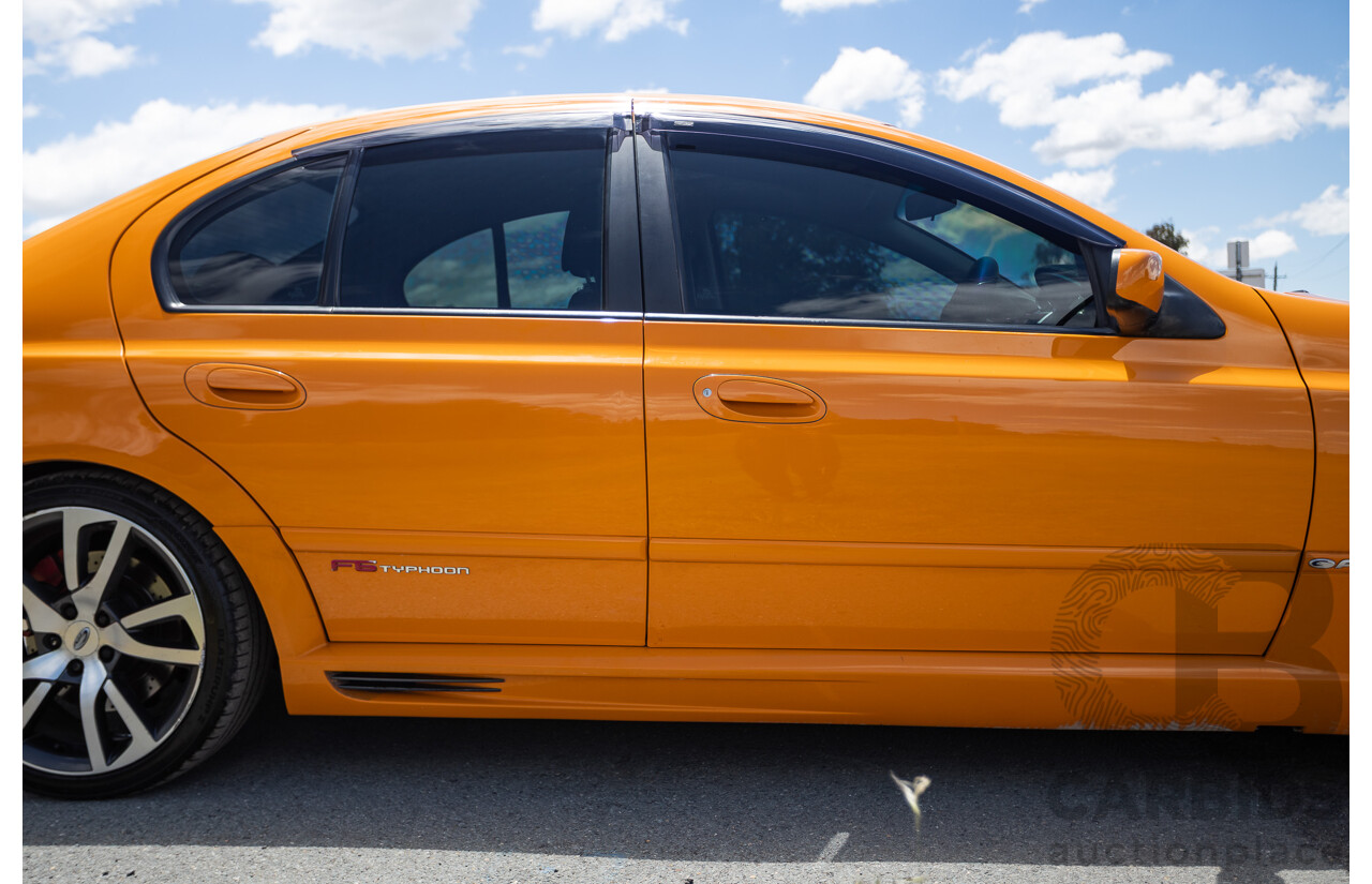 10/2006 Ford FPV F6 Typhoon BF MKII Build 007 4D Sedan Octane Orange Turbo 4.0L