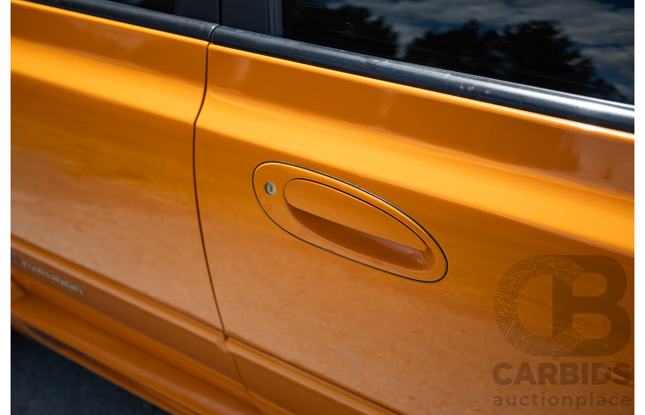 10/2006 Ford FPV F6 Typhoon BF MKII Build 007 4D Sedan Octane Orange Turbo 4.0L