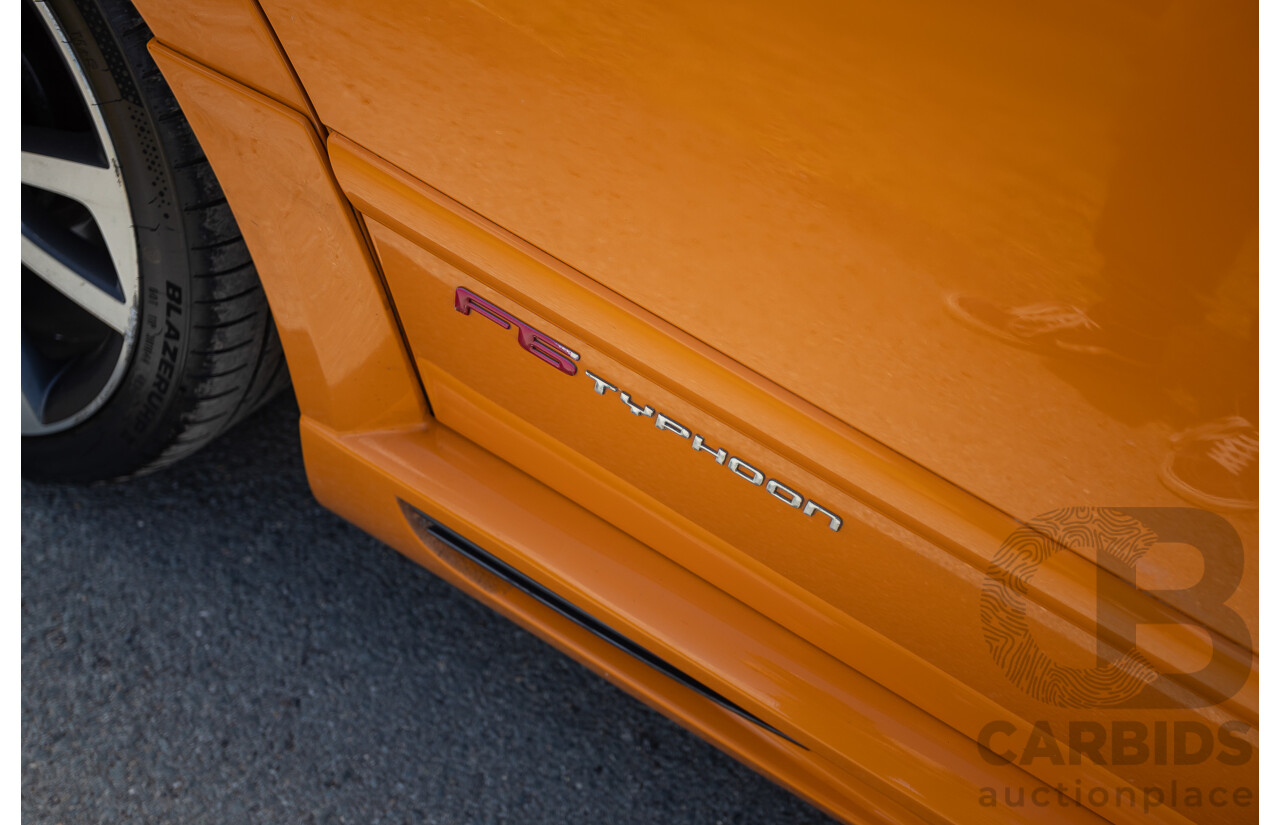 10/2006 Ford FPV F6 Typhoon BF MKII Build 007 4D Sedan Octane Orange Turbo 4.0L