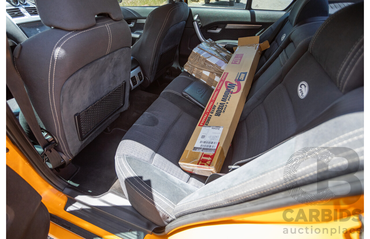 10/2006 Ford FPV F6 Typhoon BF MKII Build 007 4D Sedan Octane Orange Turbo 4.0L