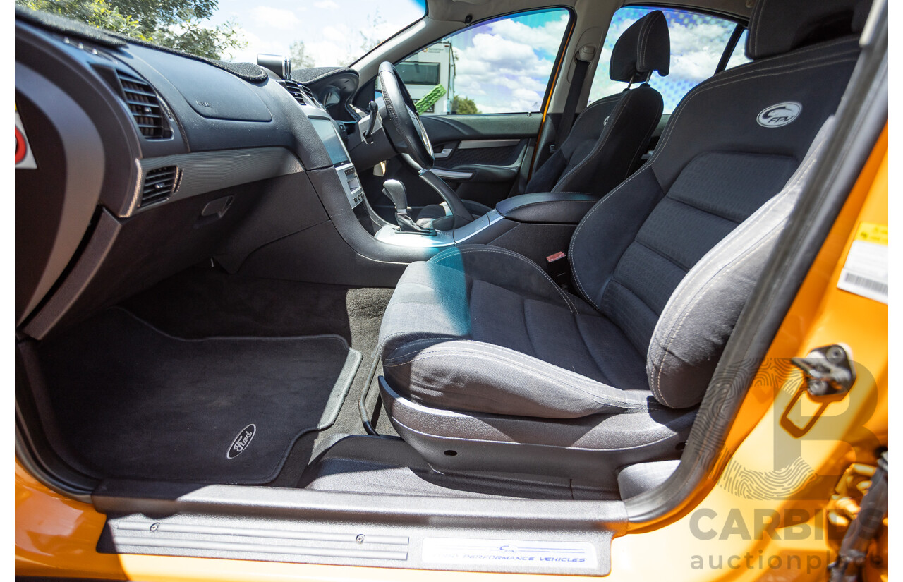 10/2006 Ford FPV F6 Typhoon BF MKII Build 007 4D Sedan Octane Orange Turbo 4.0L