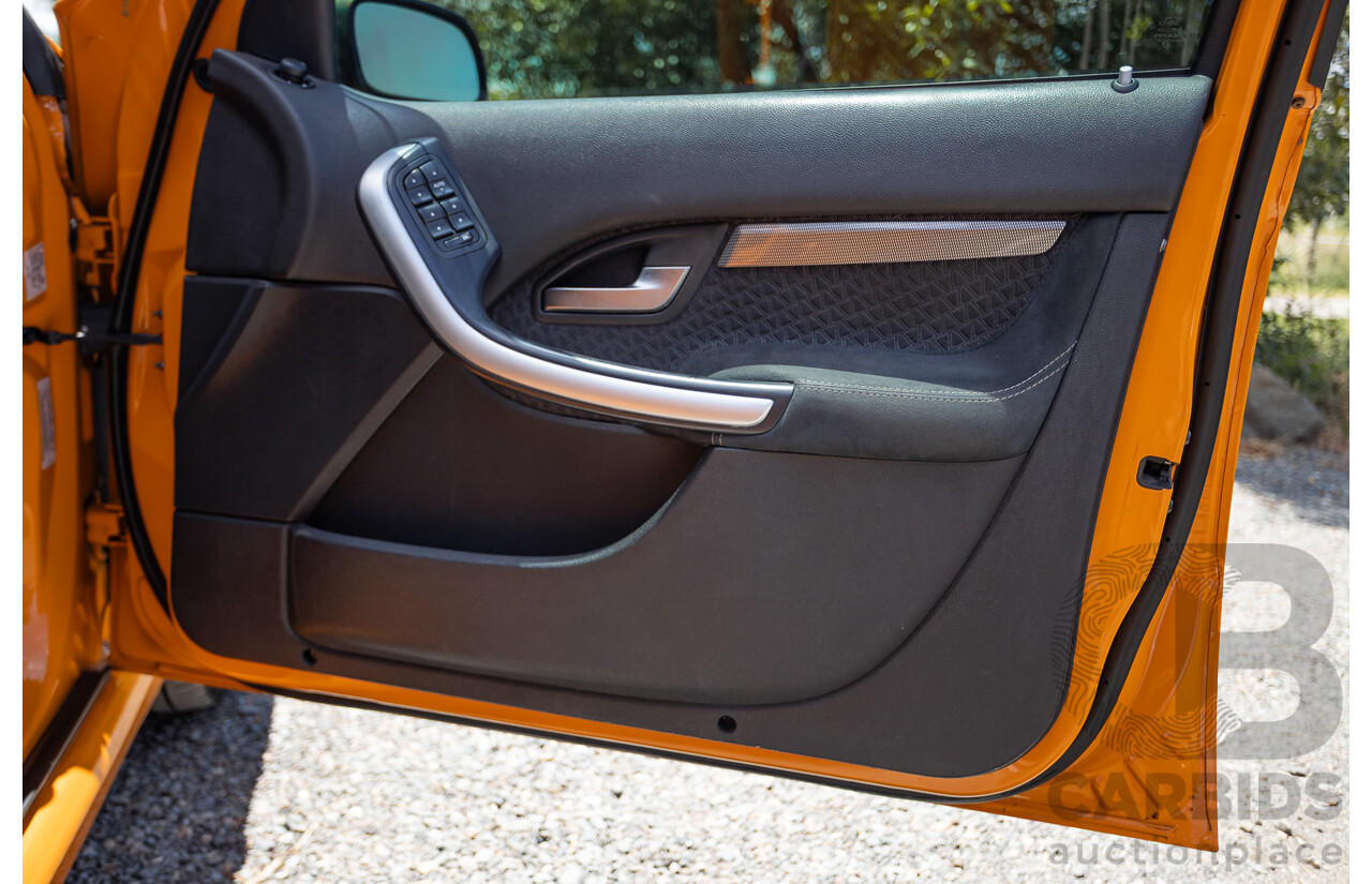 10/2006 Ford FPV F6 Typhoon BF MKII Build 007 4D Sedan Octane Orange Turbo 4.0L