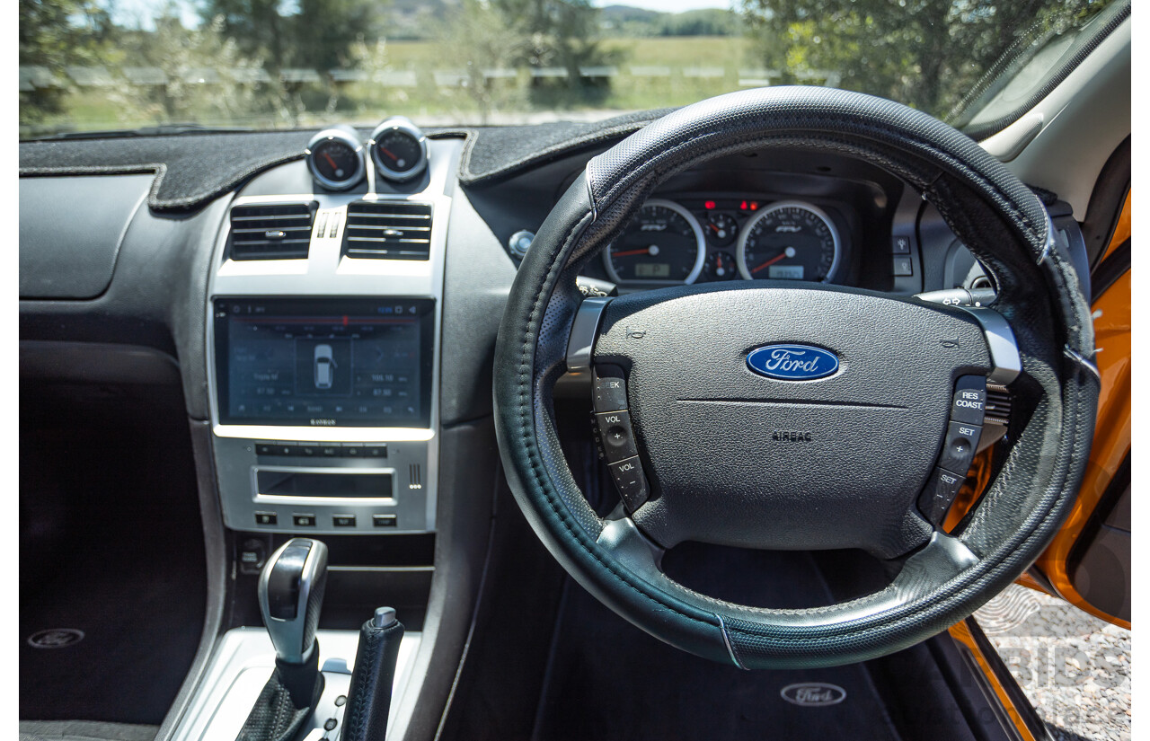 10/2006 Ford FPV F6 Typhoon BF MKII Build 007 4D Sedan Octane Orange Turbo 4.0L