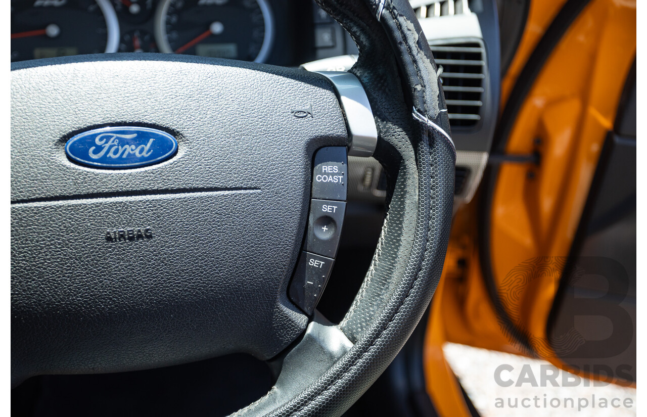 10/2006 Ford FPV F6 Typhoon BF MKII Build 007 4D Sedan Octane Orange Turbo 4.0L