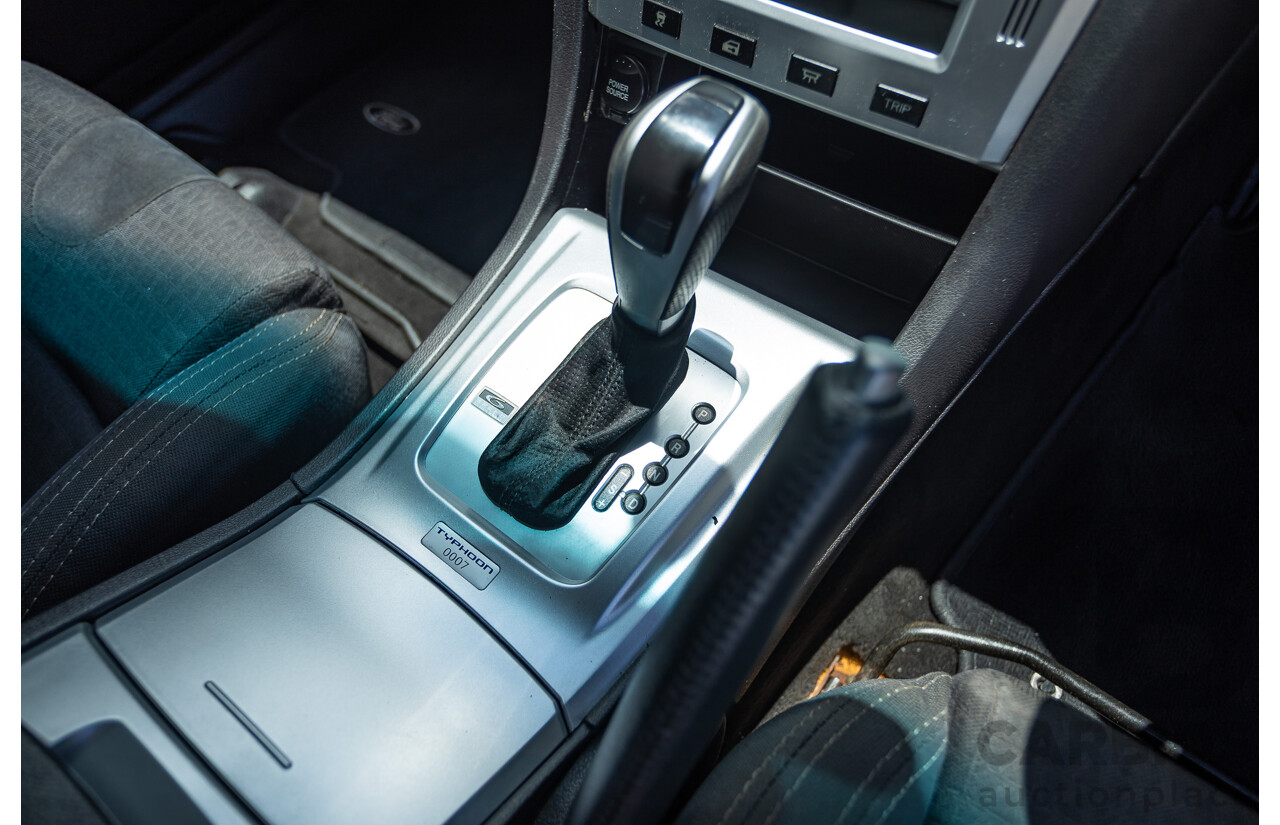 10/2006 Ford FPV F6 Typhoon BF MKII Build 007 4D Sedan Octane Orange Turbo 4.0L