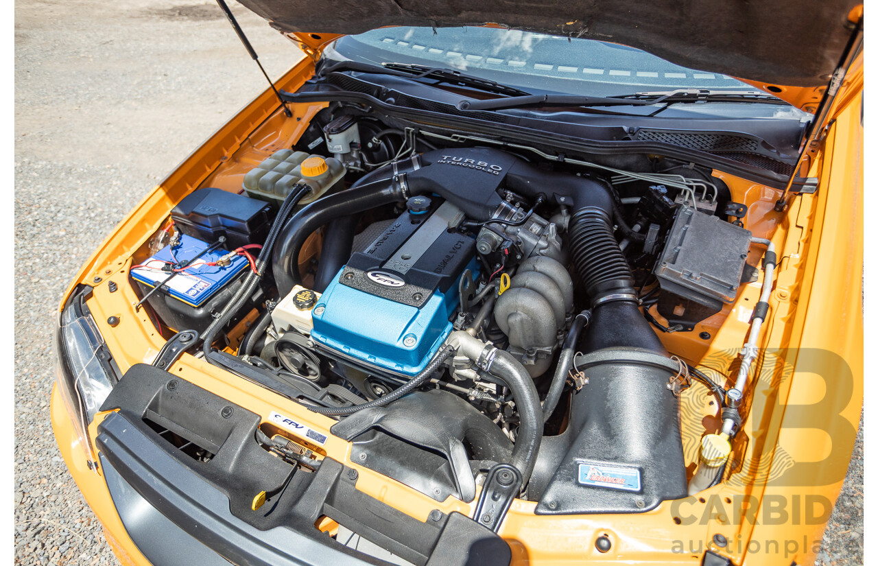 10/2006 Ford FPV F6 Typhoon BF MKII Build 007 4D Sedan Octane Orange Turbo 4.0L