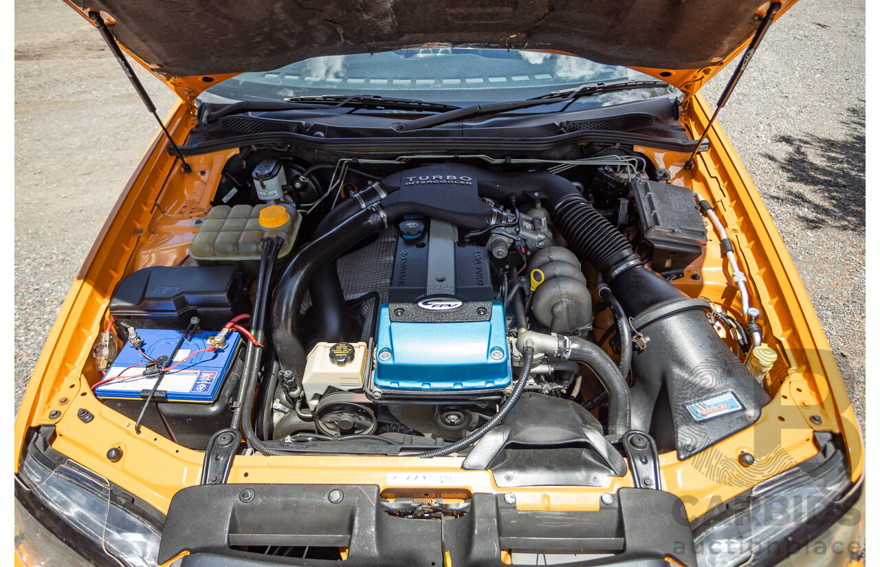10/2006 Ford FPV F6 Typhoon BF MKII Build 007 4D Sedan Octane Orange Turbo 4.0L
