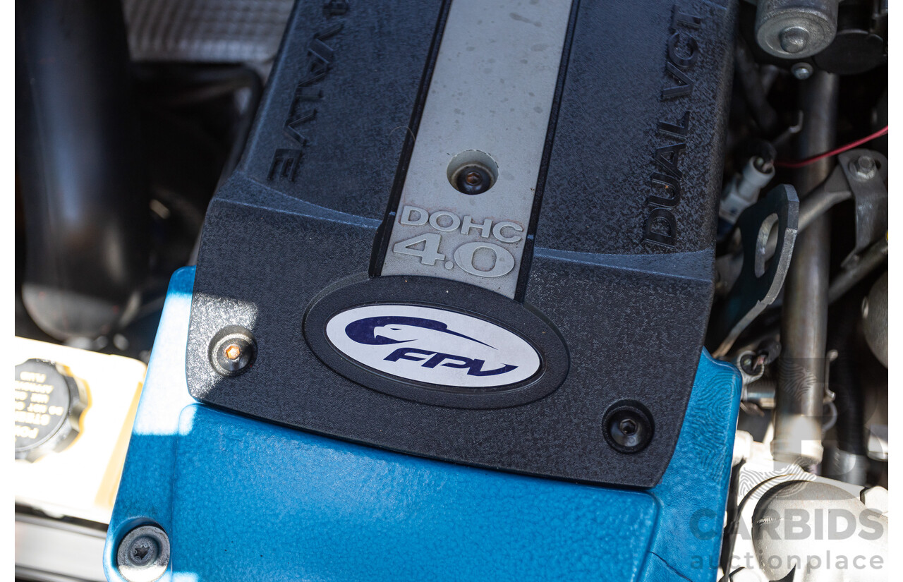 10/2006 Ford FPV F6 Typhoon BF MKII Build 007 4D Sedan Octane Orange Turbo 4.0L