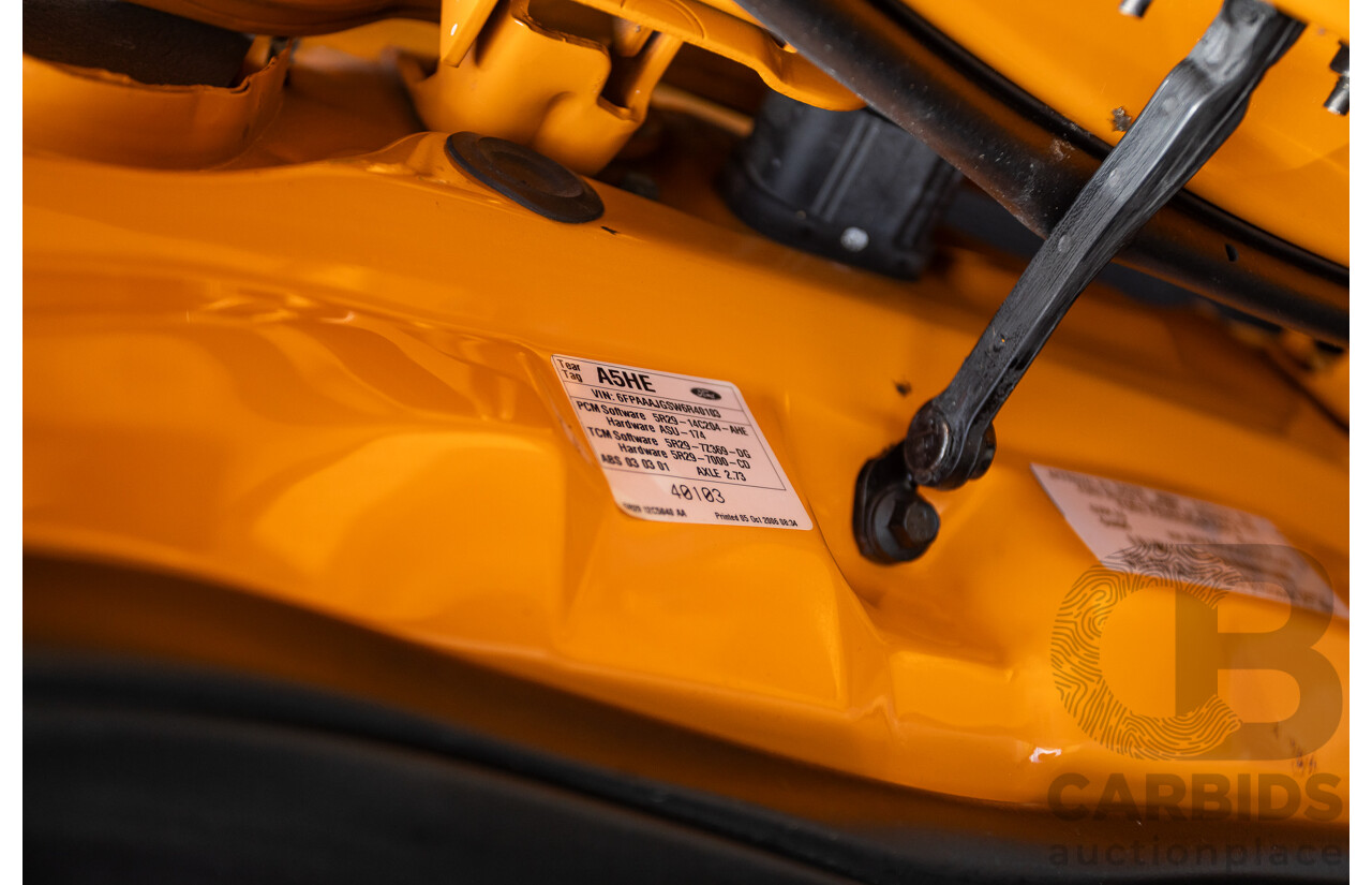 10/2006 Ford FPV F6 Typhoon BF MKII Build 007 4D Sedan Octane Orange Turbo 4.0L