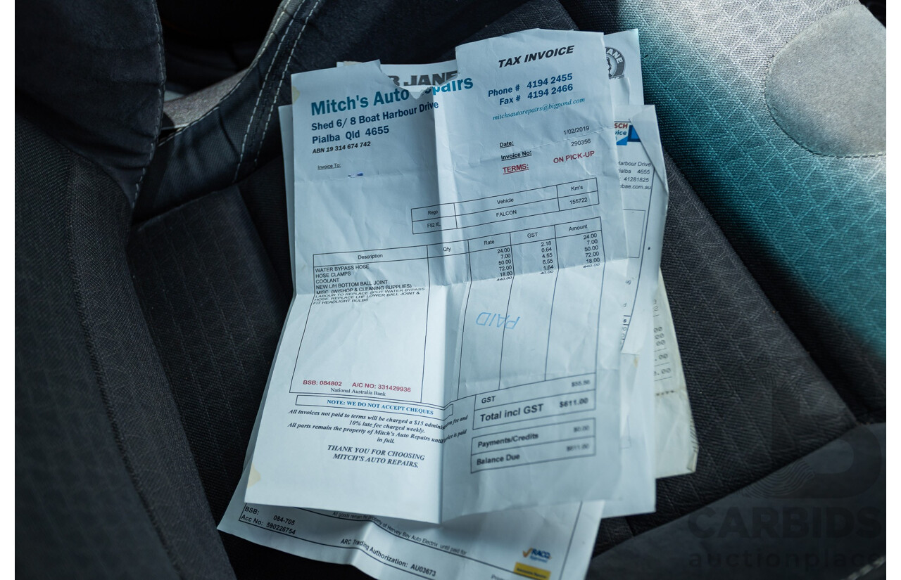 10/2006 Ford FPV F6 Typhoon BF MKII Build 007 4D Sedan Octane Orange Turbo 4.0L