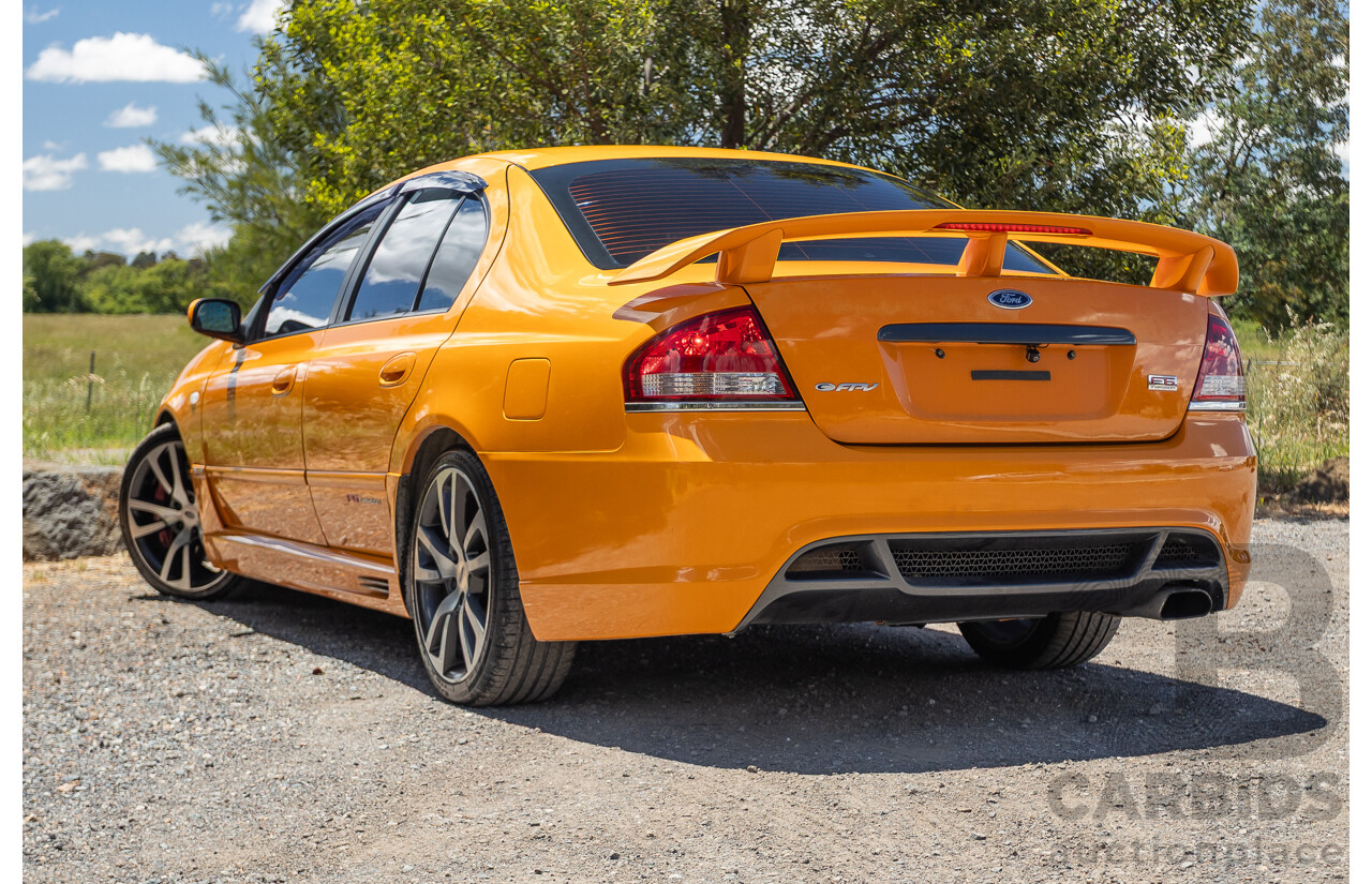 10/2006 Ford FPV F6 Typhoon BF MKII Build 007 4D Sedan Octane Orange Turbo 4.0L