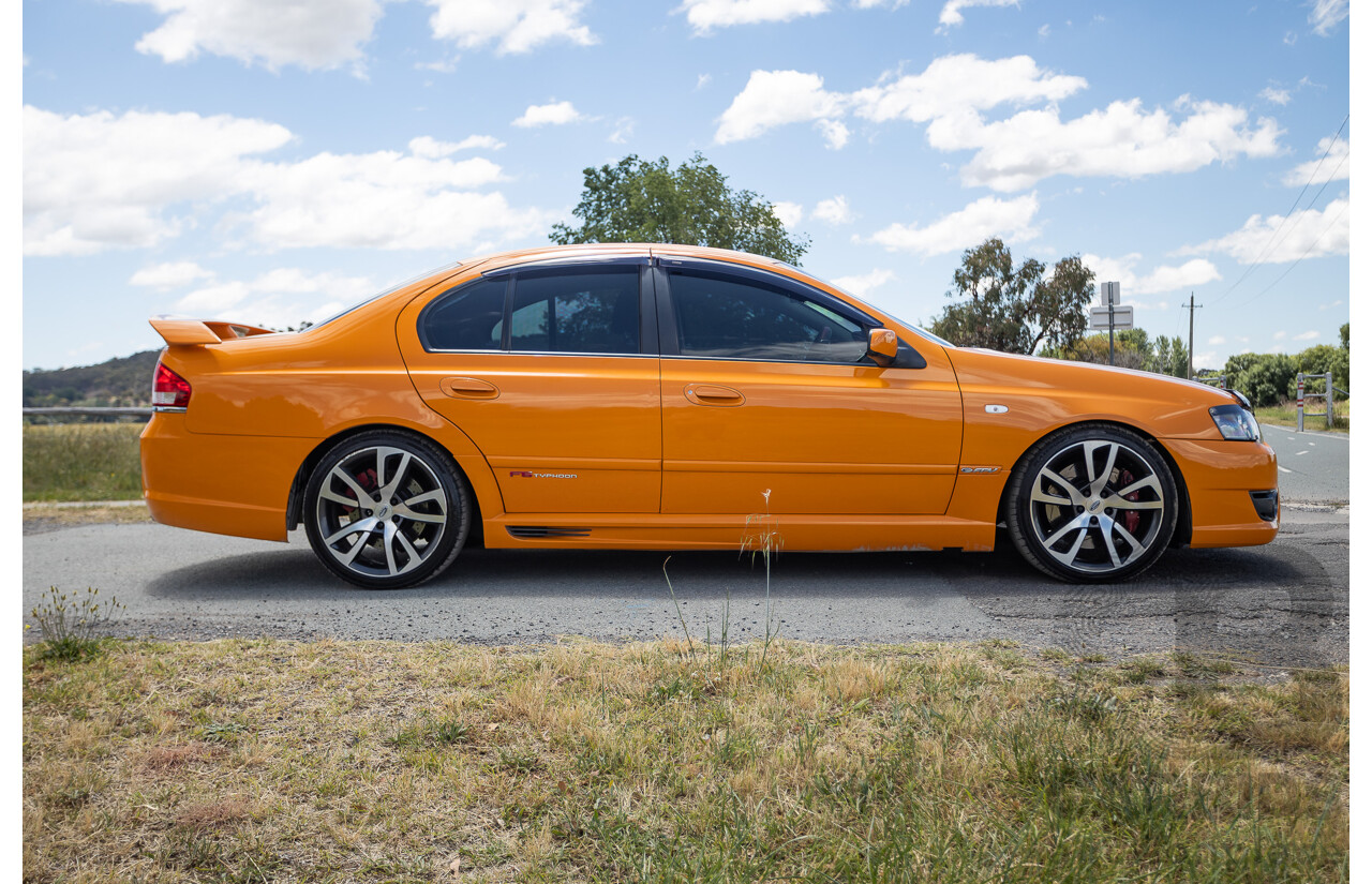 10/2006 Ford FPV F6 Typhoon BF MKII Build 007 4D Sedan Octane Orange Turbo 4.0L