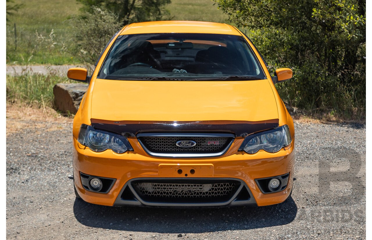 10/2006 Ford FPV F6 Typhoon BF MKII Build 007 4D Sedan Octane Orange Turbo 4.0L