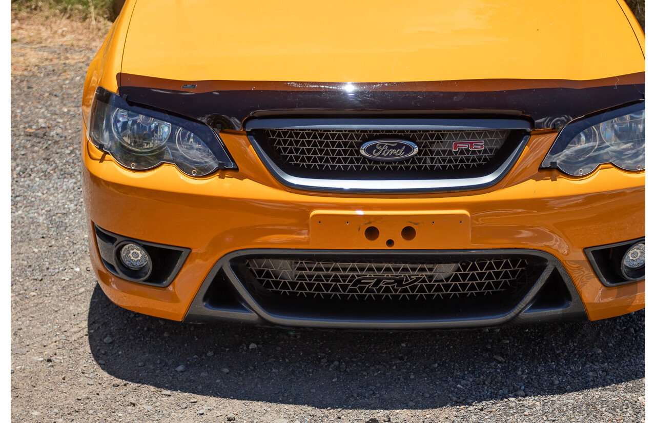 10/2006 Ford FPV F6 Typhoon BF MKII Build 007 4D Sedan Octane Orange Turbo 4.0L