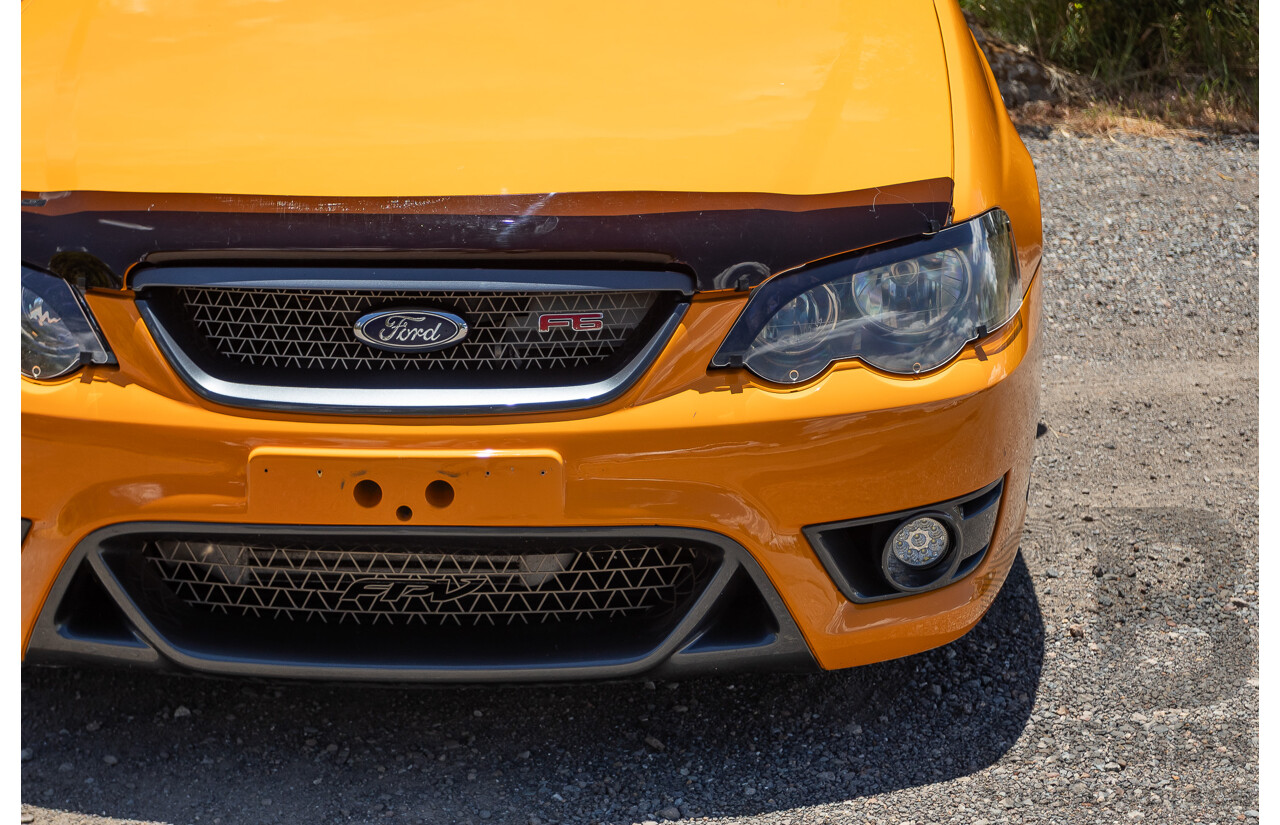 10/2006 Ford FPV F6 Typhoon BF MKII Build 007 4D Sedan Octane Orange Turbo 4.0L