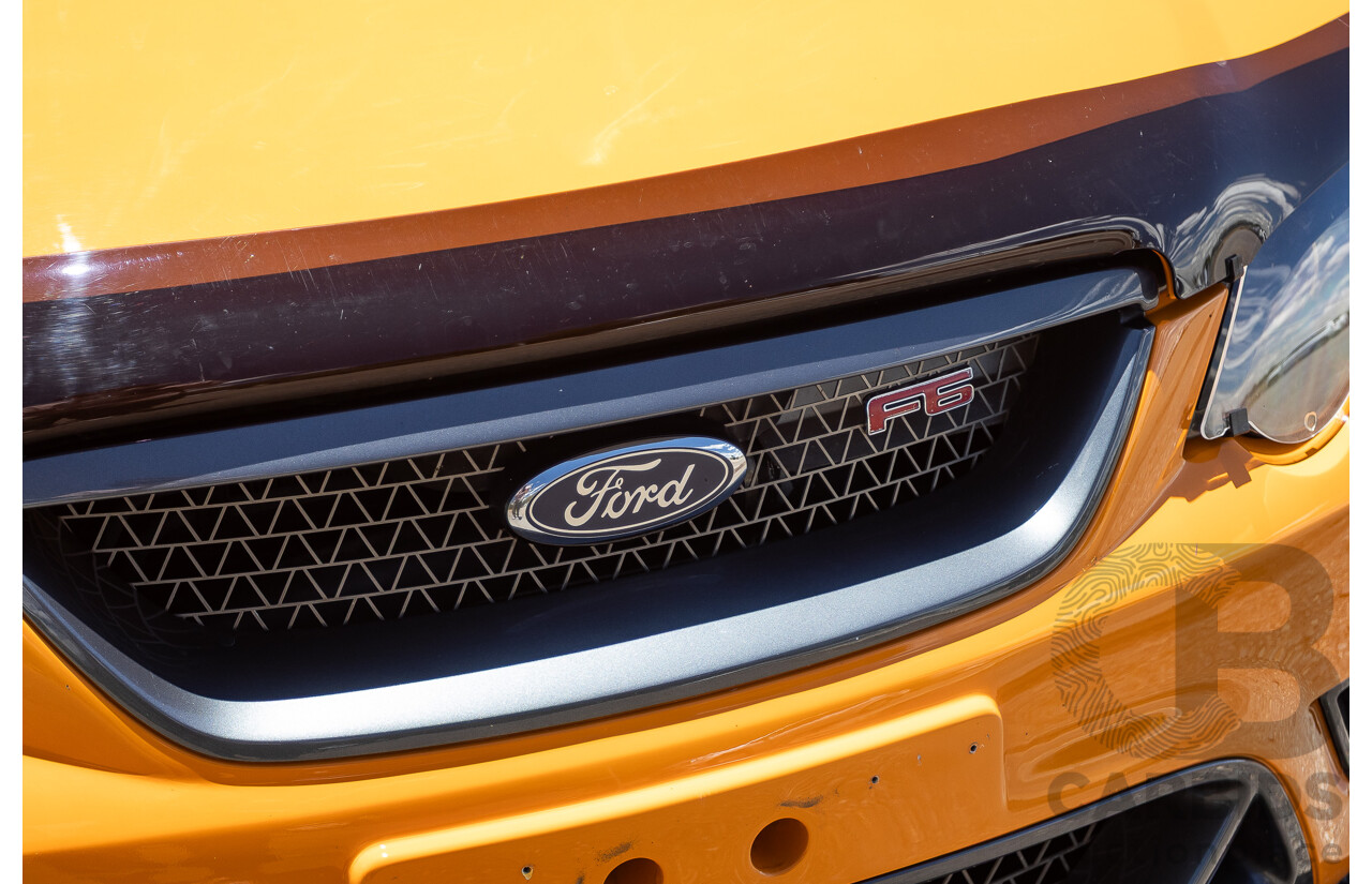 10/2006 Ford FPV F6 Typhoon BF MKII Build 007 4D Sedan Octane Orange Turbo 4.0L