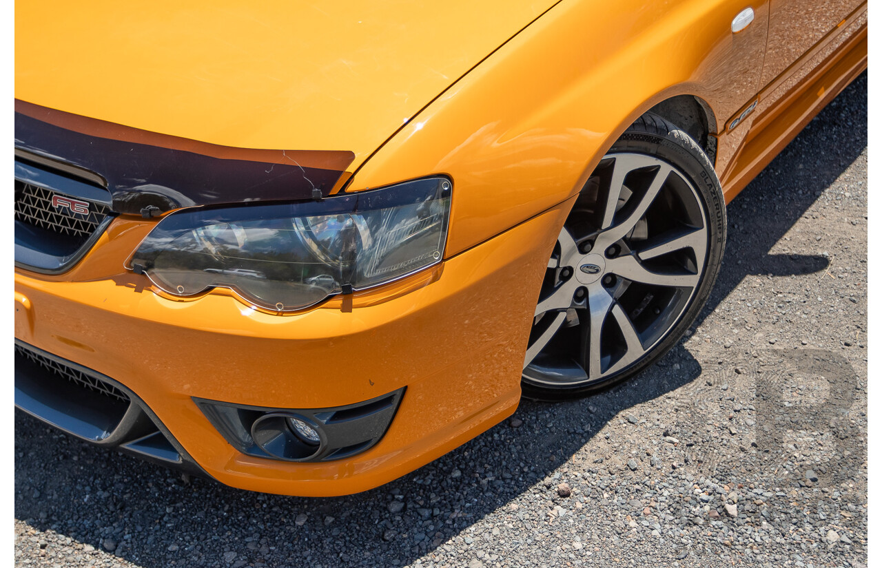 10/2006 Ford FPV F6 Typhoon BF MKII Build 007 4D Sedan Octane Orange Turbo 4.0L