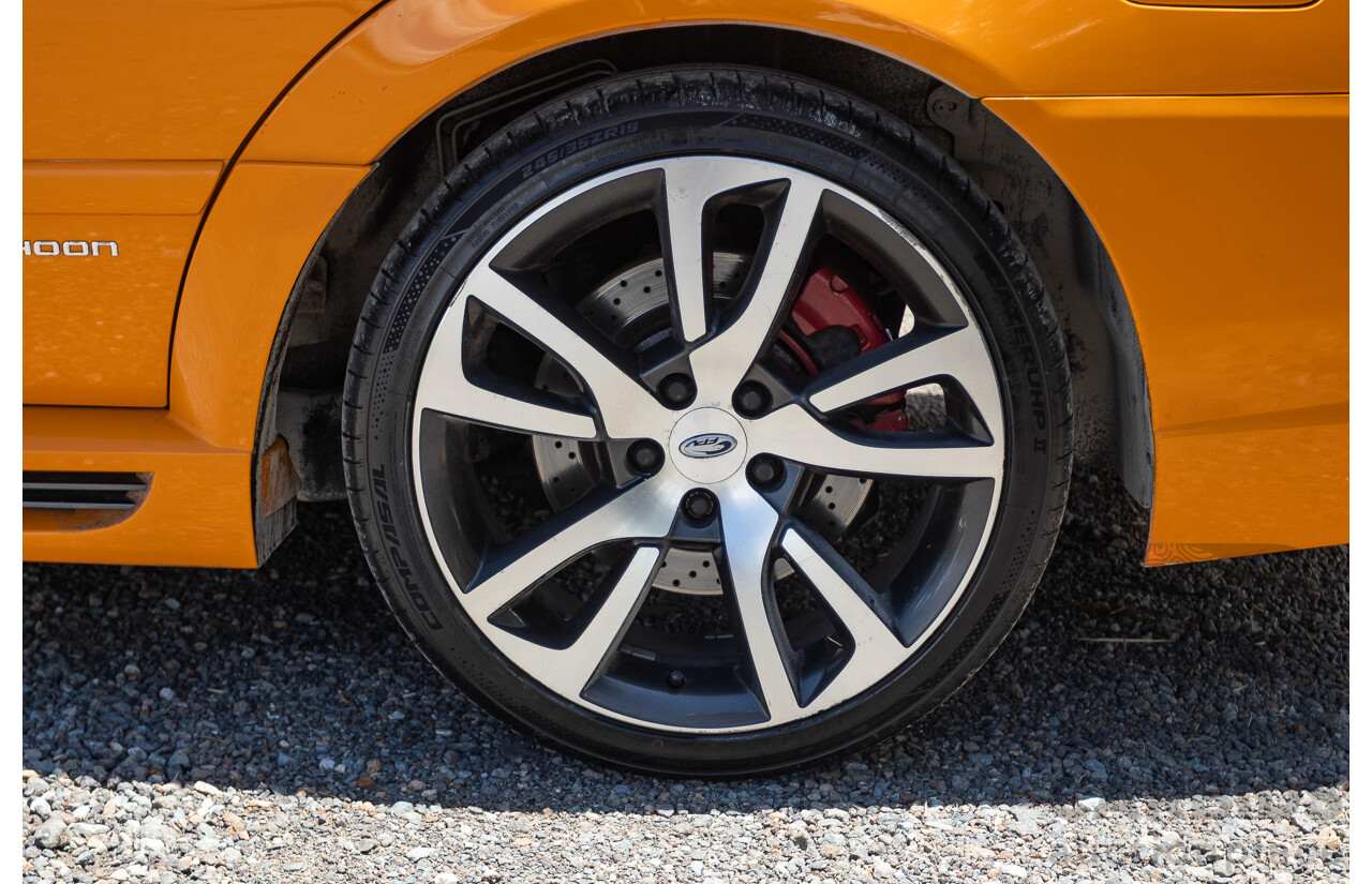 10/2006 Ford FPV F6 Typhoon BF MKII Build 007 4D Sedan Octane Orange Turbo 4.0L