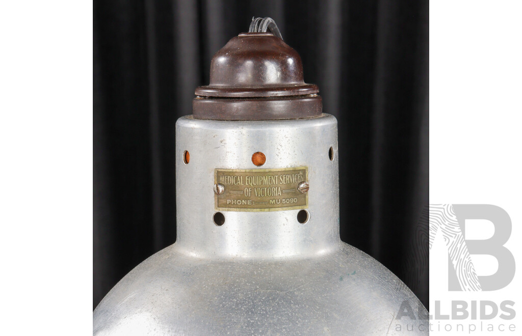 Metal Framed Industrial Desk Lamp by Medical Equipment Services