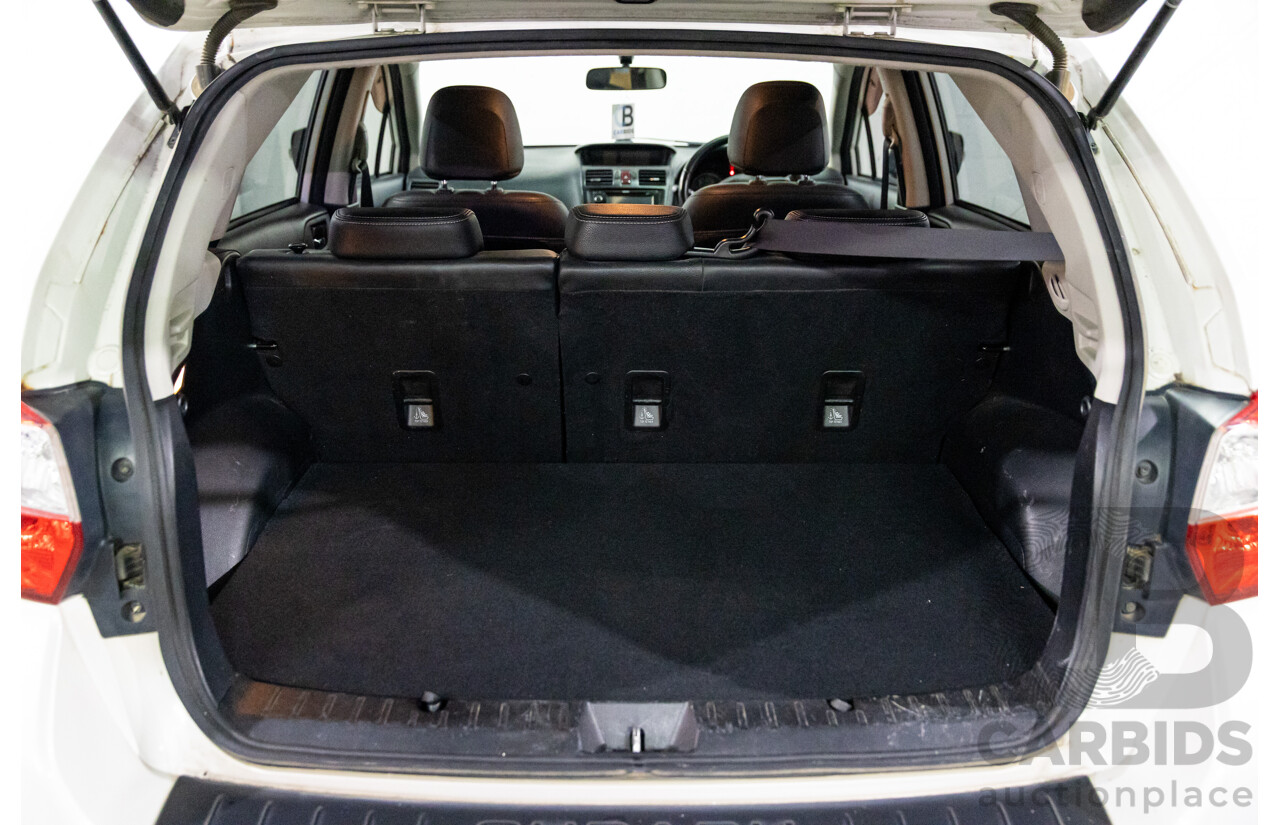 6/2013 Subaru XV 2.0i-S MY13 4d Wagon Satin White Pearl 2.0L