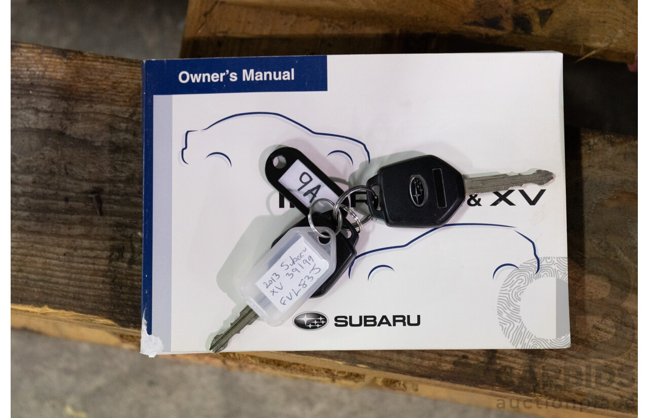 6/2013 Subaru XV 2.0i-S MY13 4d Wagon Satin White Pearl 2.0L