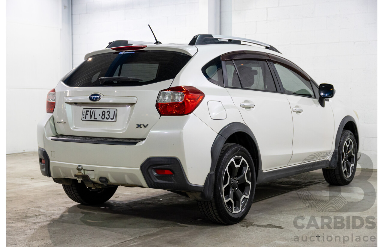 6/2013 Subaru XV 2.0i-S MY13 4d Wagon Satin White Pearl 2.0L