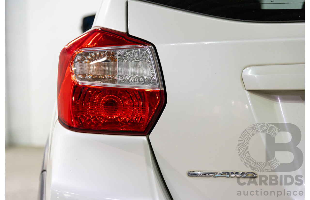 6/2013 Subaru XV 2.0i-S MY13 4d Wagon Satin White Pearl 2.0L