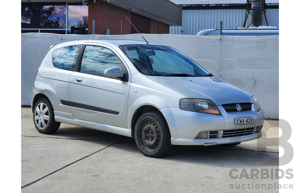 9/2007 Holden Barina  TK MY07 3d Hatchback Silver 1.6L