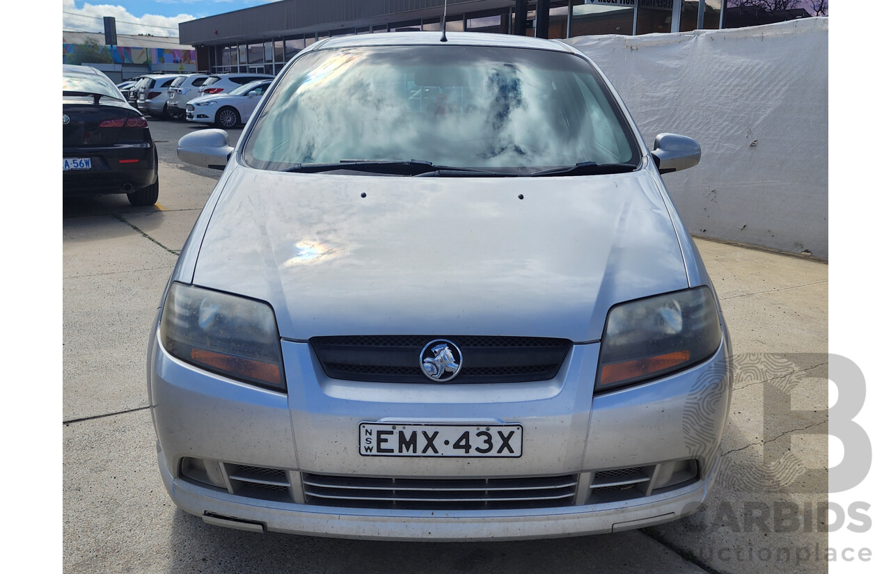 9/2007 Holden Barina  TK MY07 3d Hatchback Silver 1.6L