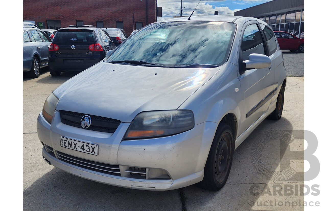 9/2007 Holden Barina  TK MY07 3d Hatchback Silver 1.6L
