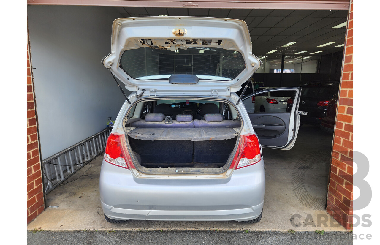 9/2007 Holden Barina  TK MY07 3d Hatchback Silver 1.6L