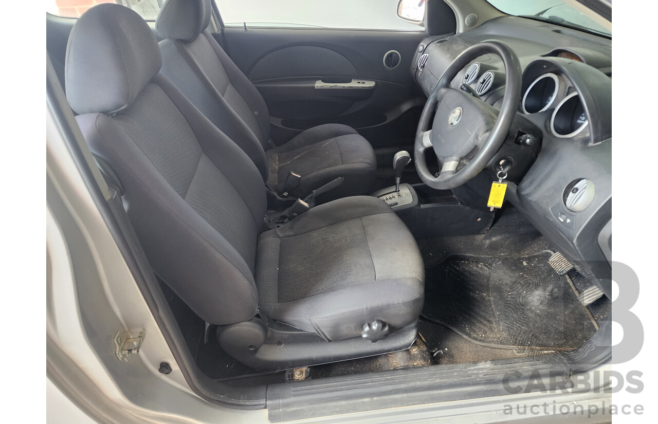 9/2007 Holden Barina  TK MY07 3d Hatchback Silver 1.6L