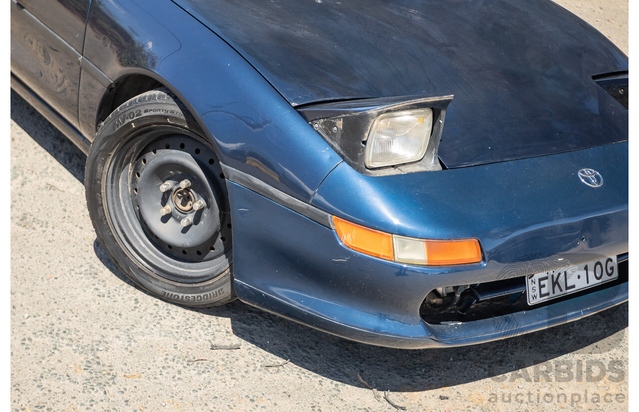 8/1990 Toyota MR2 RWD 2D Targa Coupe Blue 2.0L