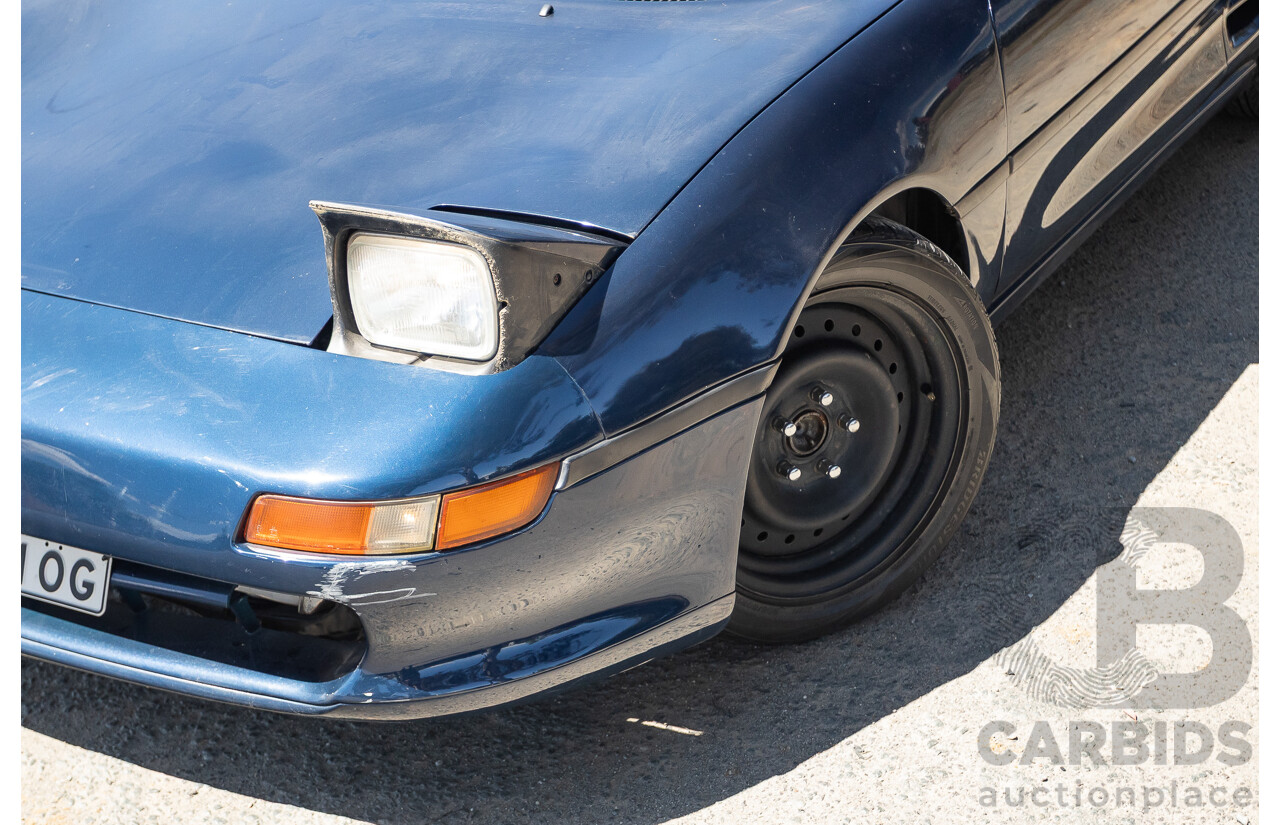 8/1990 Toyota MR2 RWD 2D Targa Coupe Blue 2.0L