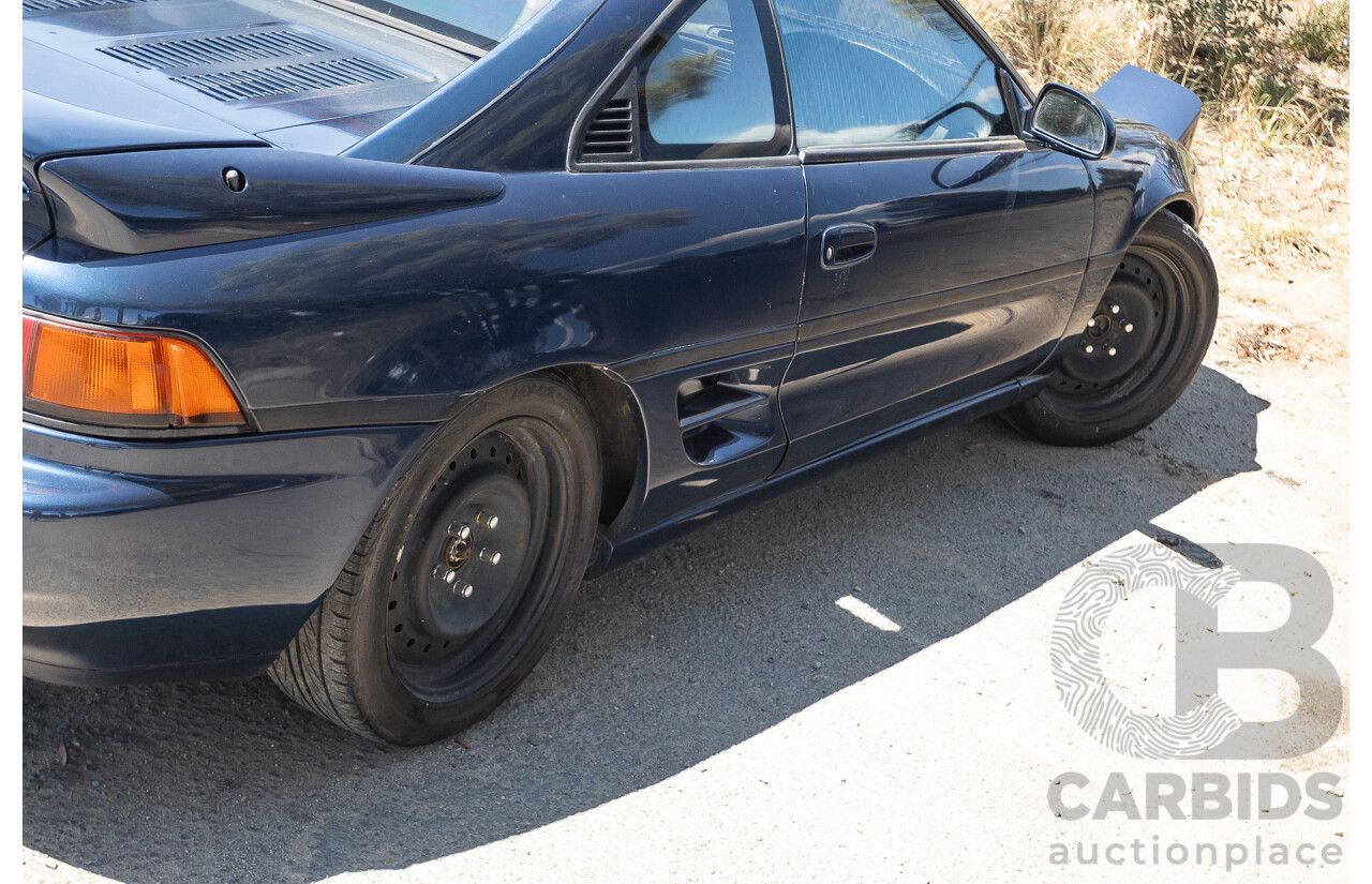 8/1990 Toyota MR2 RWD 2D Targa Coupe Blue 2.0L