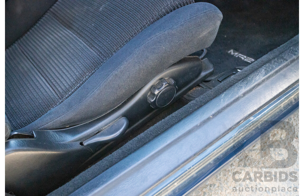 8/1990 Toyota MR2 RWD 2D Targa Coupe Blue 2.0L