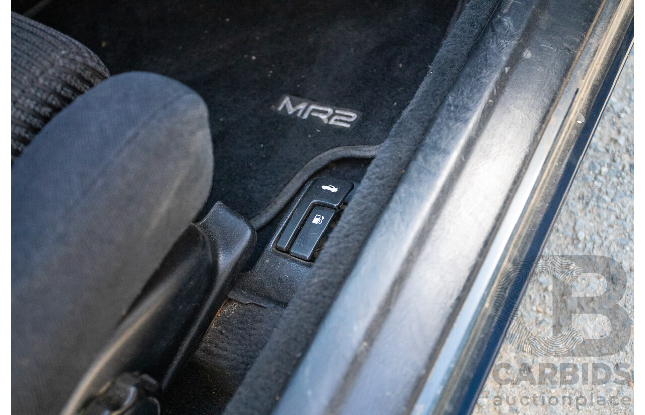 8/1990 Toyota MR2 RWD 2D Targa Coupe Blue 2.0L