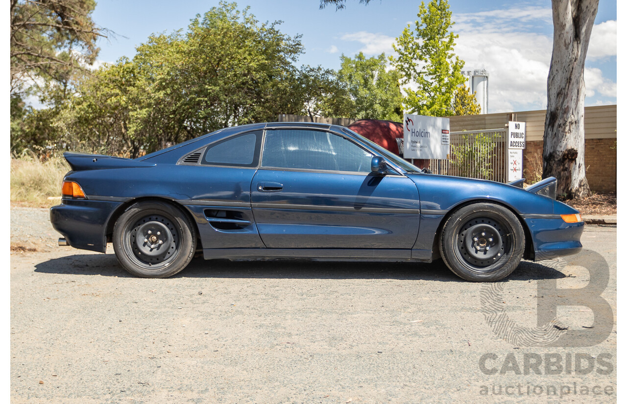8/1990 Toyota MR2 RWD 2D Targa Coupe Blue 2.0L